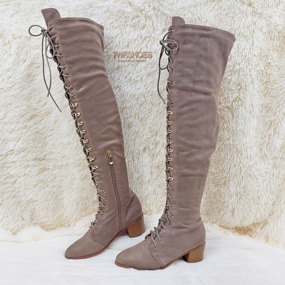 taupe color boots